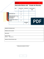 Examen Diagnostico Tercer Grado