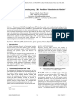 Precise Time Measuring Using GPS Satellites "Simulation in Matlab"