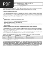 Ficha Trabalho 11 Revolucao Liberal Portuguesa - Correcao