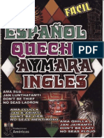 Diccionario Pequeno Espanol Quechua Aymara Ingles PDF