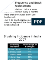 Brushing Frequency and Brush Replacement