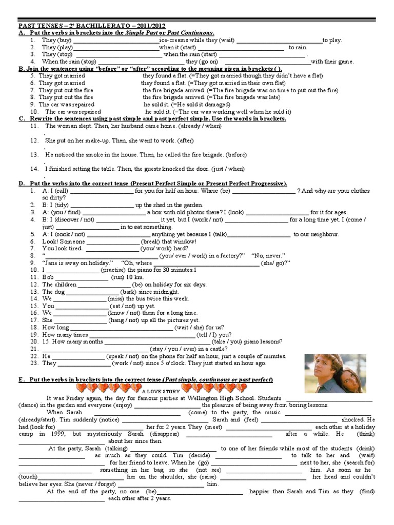 past-tenses-review-2-bachillerato-pdf-perfecto-gram-tica-tiempo