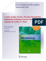 Zeta Potential as a Measure of the Surface Charge of Mycobacterial Cells