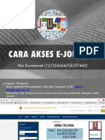 Cara Akses E-Journal