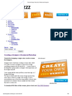 Resume Design Tutorial For Professional Designers PDF