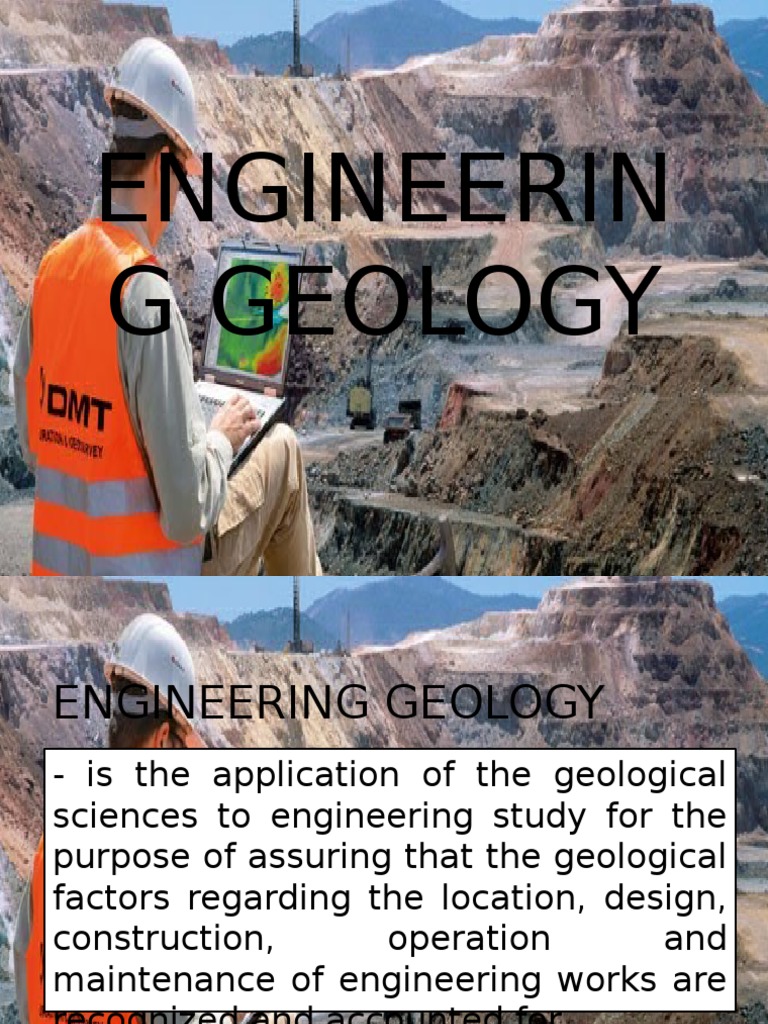 Engineering Geology Introduction Geotechnical Engineering Geology