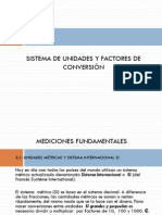 Unidades métricas, factores de conversión y densidad