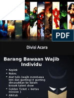 Presentasi Divisi Acara