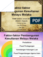 Faktor-Faktor Pembangunan Kesultanan Melayu Melaka