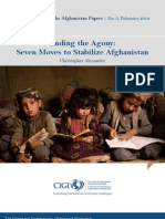 Ending The Agony: Seven Moves To Stabilize Afghanistan Christopher Alexander Addressing International Governance Challenges