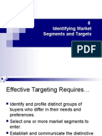 8 Identifying Market Segments and Targets