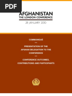 Afghanistan London Conference Document 28 Jan 2010 