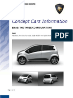 EMAS Concept Car Information