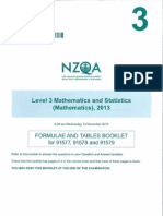 L3 Maths Formulae 2013