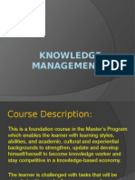 1Knowledge Management Course Outline and Modules