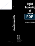 Digital Processing of Speech Signals (Rabiner & Schafer 1978) PDF