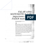 TIG Falar sobre Matematica é tão importante quanto Fazer matematica