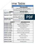 CGSMS Tricia Grace-Time Table