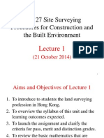 Site Surveying Lecture 1