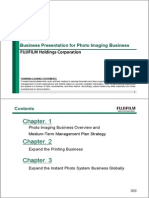 Fujifilm Investment Presentation 2015/05/20