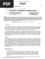 Recreação e Socialização No Âmbito Escolar