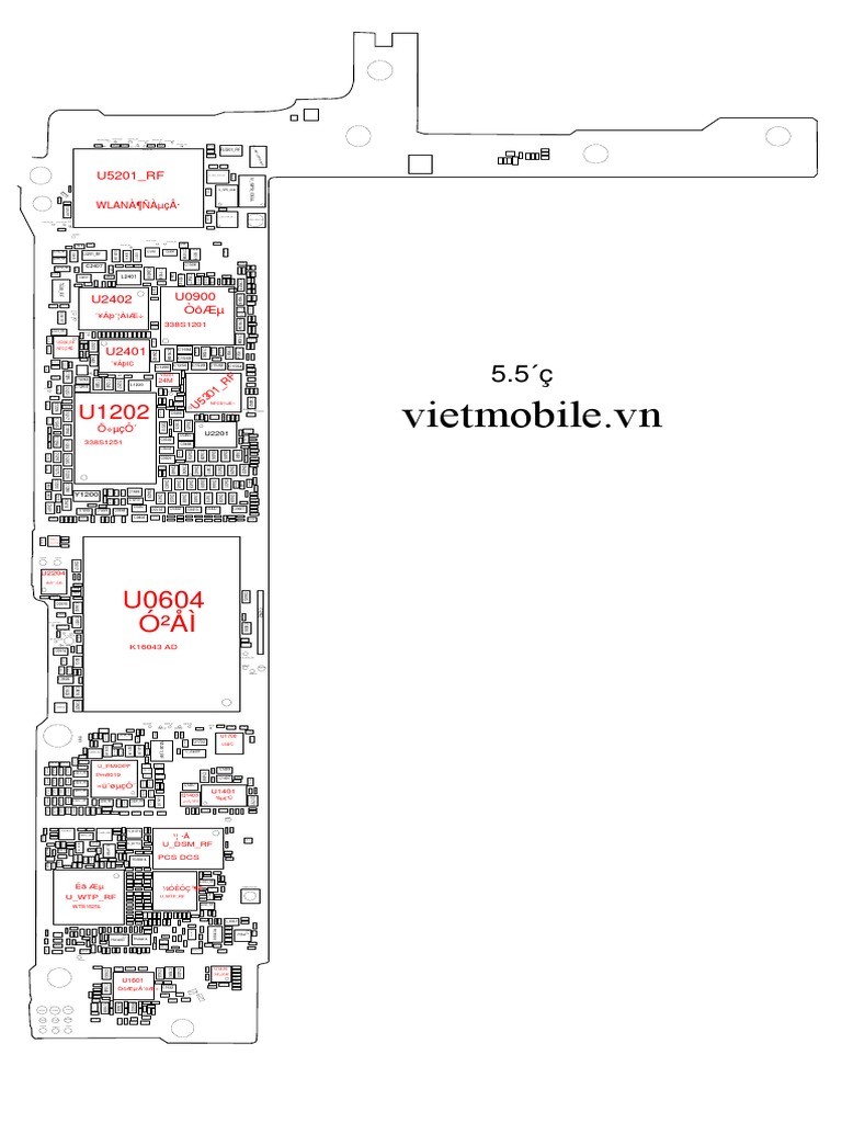 download 6s free iphone diagram schematic 6 Full vietmobile.vn.pdf Schematic  Computer iPhone  Plus