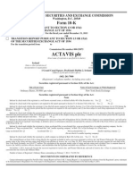 Actavis PLC 2013 10K PDF
