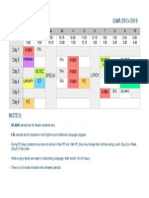 Timetable 4f Aug 2015