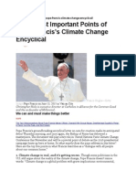 The 5 Most Important Points of Pope Francis's Climate Change Encyclical