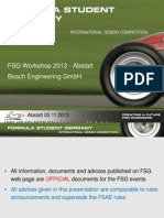 FSG Workshop 2013 - Abstatt Bosch Engineering GMBH
