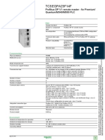 Profibus DP Master TCSEGPA23F14F Datasheet