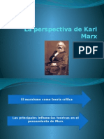 La Perspectiva de Karl Marx en Torno A La Sociedad