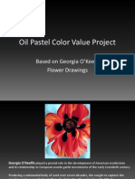 oil pastel color value project
