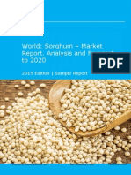 World: Sorghum - Market Report. Analysis and Forecast To 2020