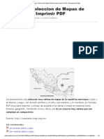 Descargar Coleccion de Mapas de Mexico para Imprimir PDF - Planeaciones Gratis