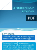 Sepuluh Prinsip Ekonomi