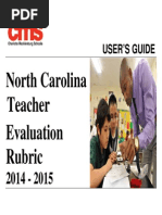 CMS Indicators ForTeacher Evaluation Rubric 2014-15