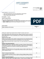 Amity Course Structurefor Data Strucutre 2015