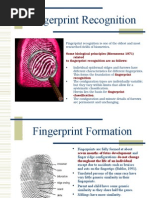 Fingerprint Recognition: Some Biological Principles (Moenssens 1971) Related To Fingerprint Recognition Are As Follows