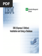 DB2 (Express C Edition) Installation and Using A Database