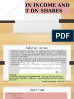 Zakat On Share and Income