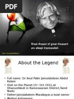 The Missile Man Dr.A.P.J.Abdul Kalam Prepared By: Falgun Pujara