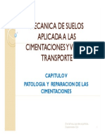 Capitulov Patologia y Reparacion de Las Cimentaciones 2014