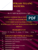 Ident. Tulang Mns (DR - MR)