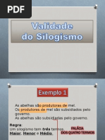 Validade do silogismo