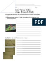 Voice Thread Script: Building A Tetrahedral Kite