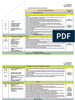 Seventh Grade Math Curriculum Map