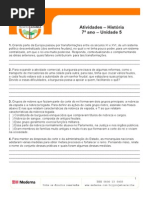 Exercícios Sobre o Conteúdo Estudado