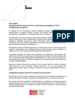 Informe Mensual Del Sistema Nacional de Atención A Emergencias y Seguridad 911-Agosto de 2015