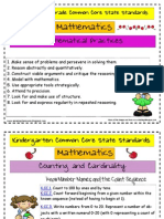 Common Core State Standards Kindergarten Math